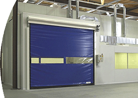 click to enlarge - ClearSphere Rapid Roll Door