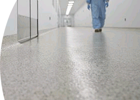 click to enlarge - ClearSphere Cleanroom Flooring