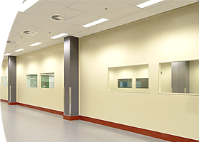 click to enlarge - ClearSphere IFW Partial Flush Modular Wall